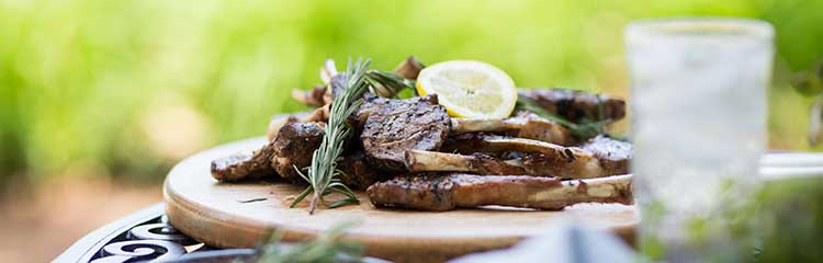 emily's fresh kitchen, eat heal thrive, lamb, lamb lollipops, grilled lamb