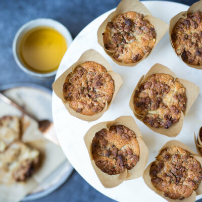 Grain Free Apple Streusel Muffins