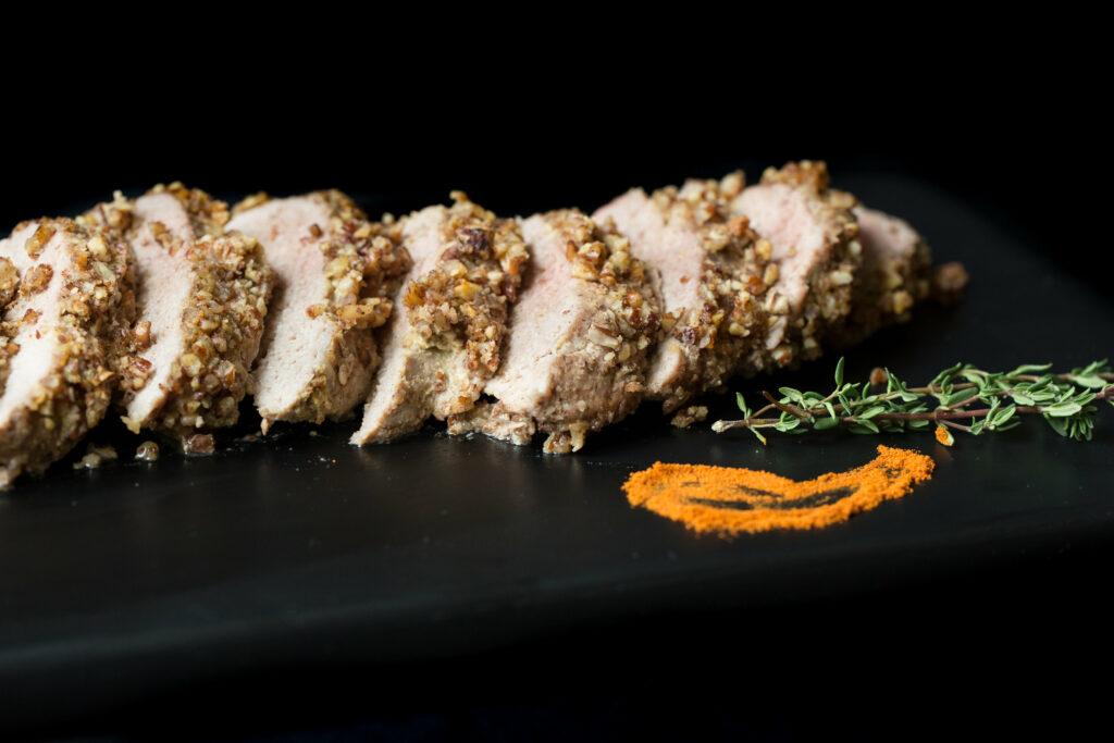 Pecan Crusted Pork Tenderloin