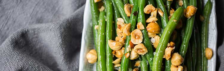 emily's fresh kitchen, green beans, hazelnuts, hazelnut oil