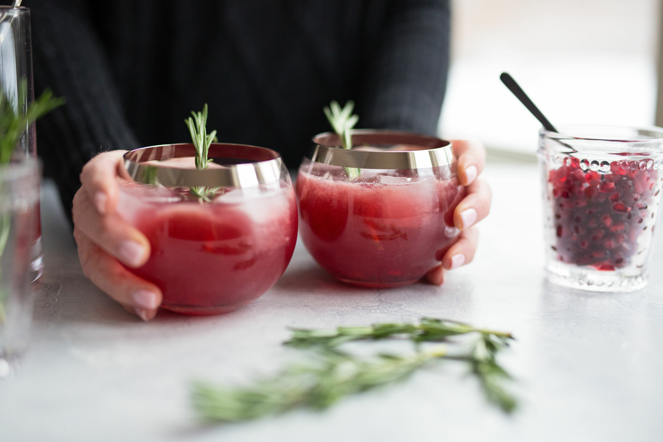 Pomegranate Ginger Fizz