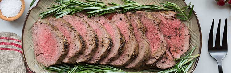 Emily's Fresh kitchen, beef tenderloin