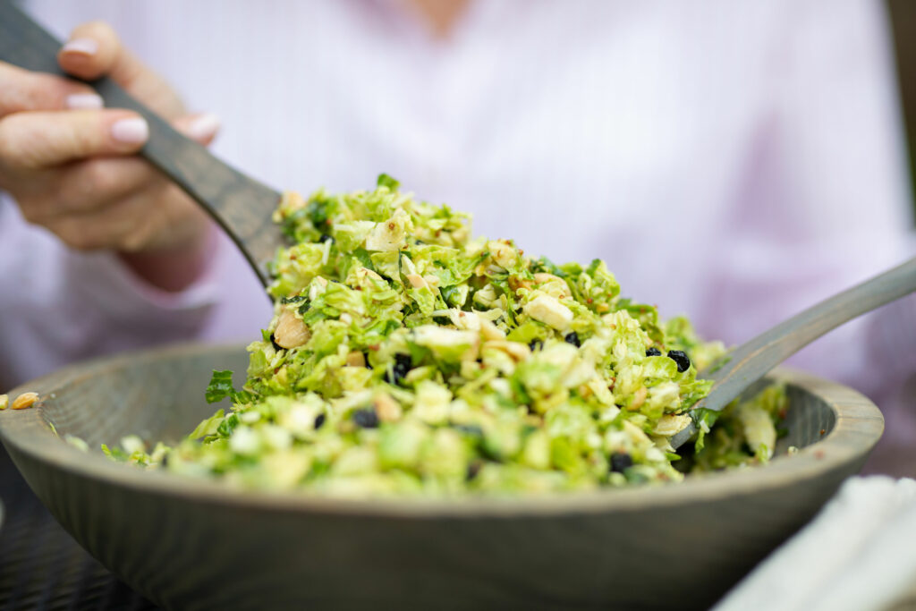 Shaved Brussels Sprout Salad