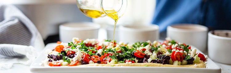 Emily's Fresh Kitchen, Greek Layer dip