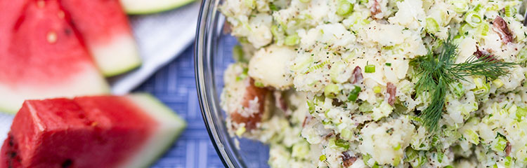 emily's fresh kitchen, potato salad, redskin potato salad