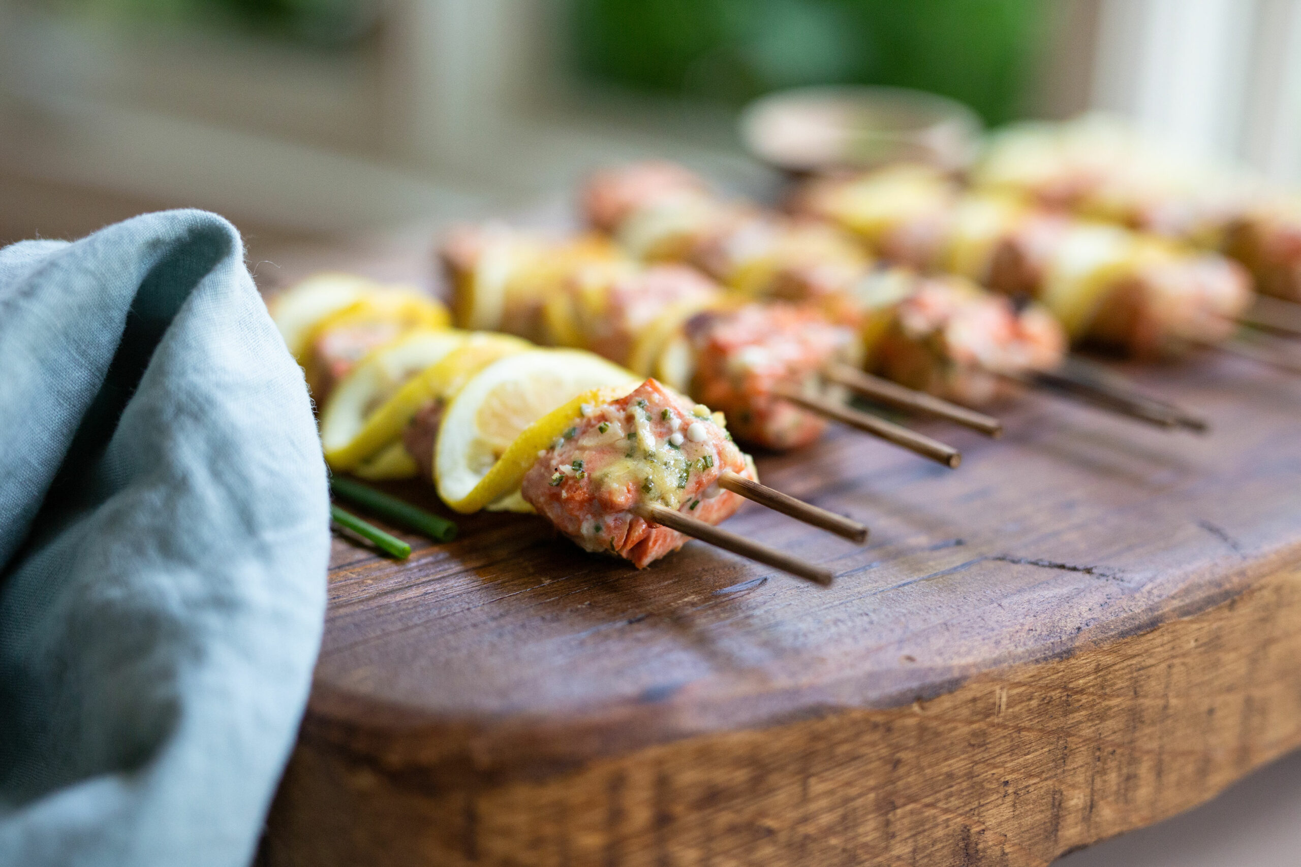 Salmon Kebabs