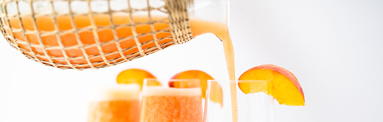 emily's fresh kitchen, eat heal thrive, peach cocktail, peach recipe