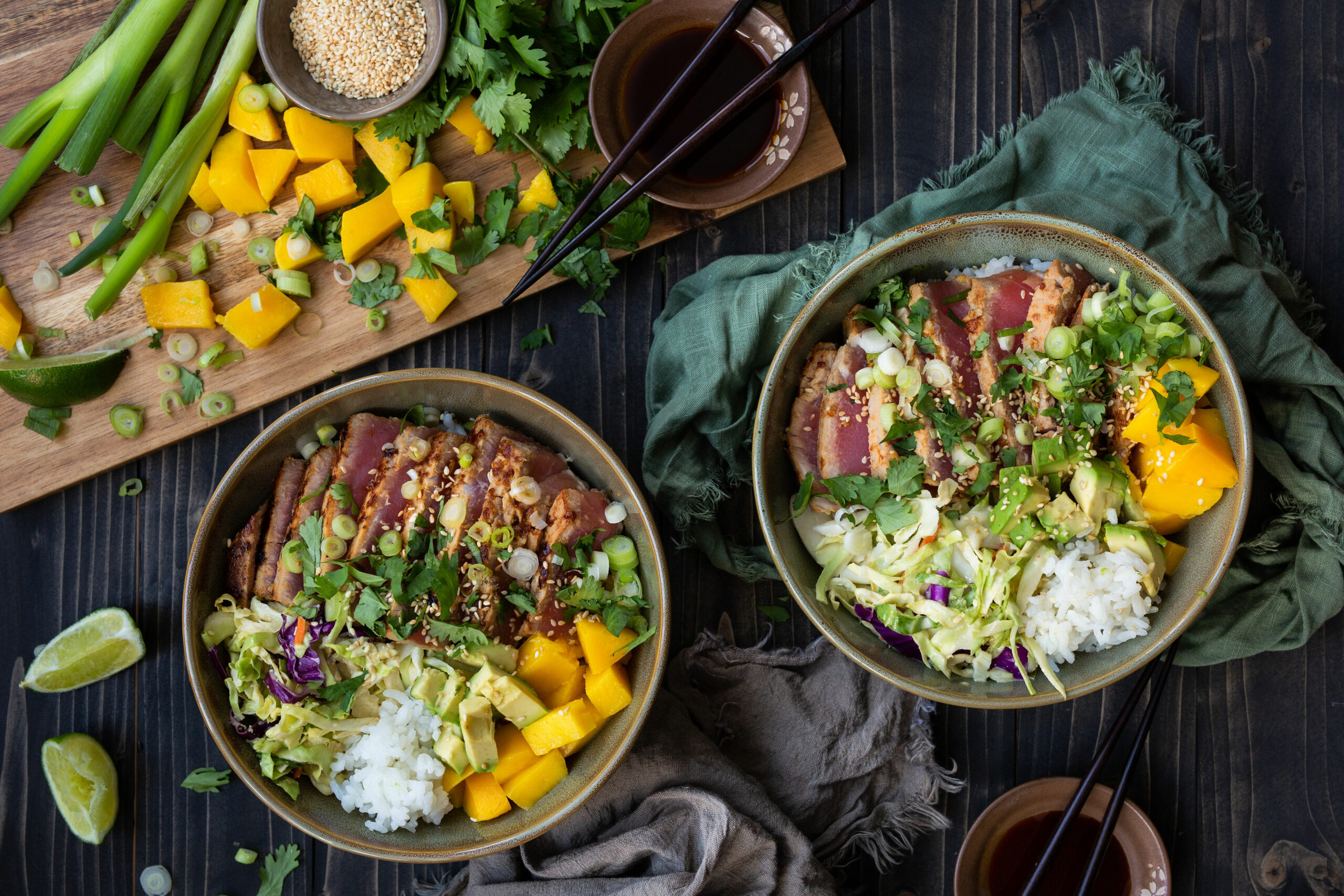 Seared Tuna Bowls