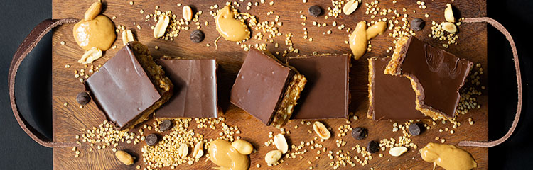 vegan bars, peanut butter crunch bars, gluten free bars, emily's fresh kitchen, eat heal thrive