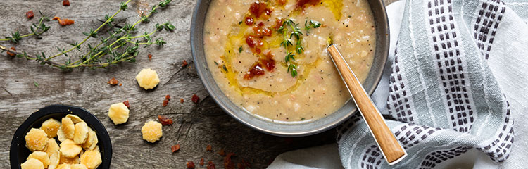 emily's fresh kitchen, white bean soup