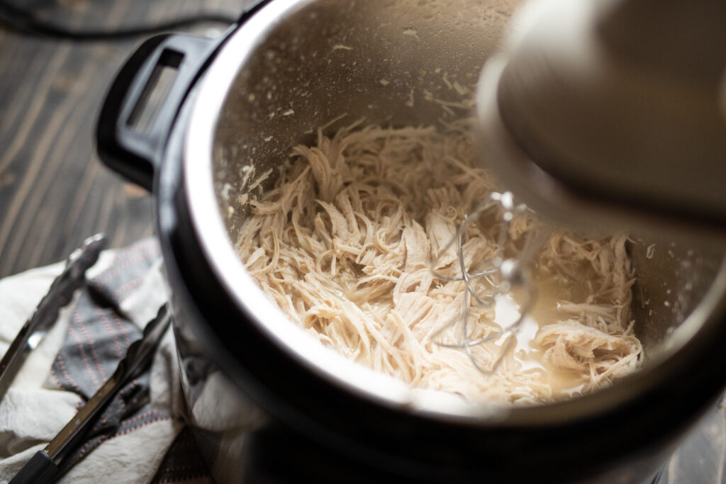 shredding chicken