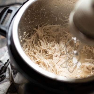 shredding chicken