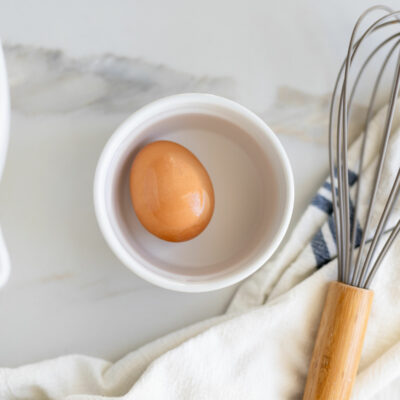 Bring eggs to room temperature