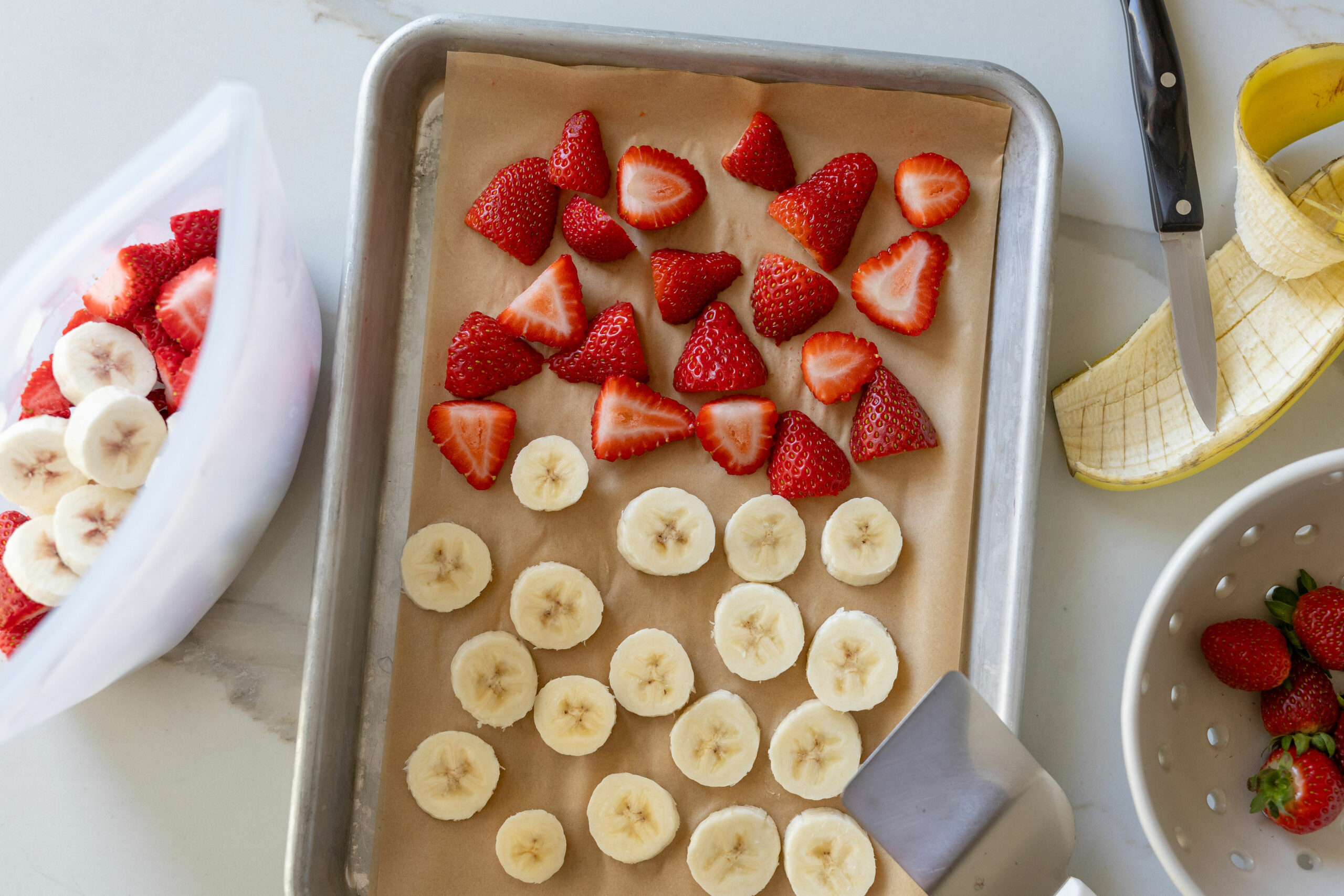 Freezing fruit